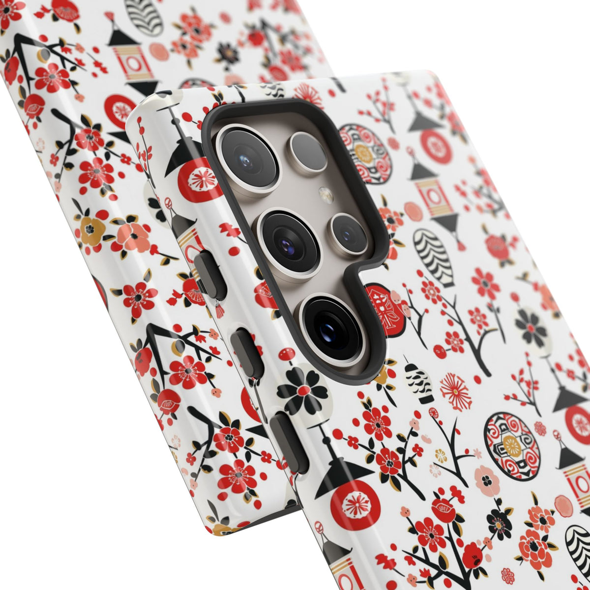 Japanese Pattern Phone Case – Elegant & Timeless Design for Your Phone 468