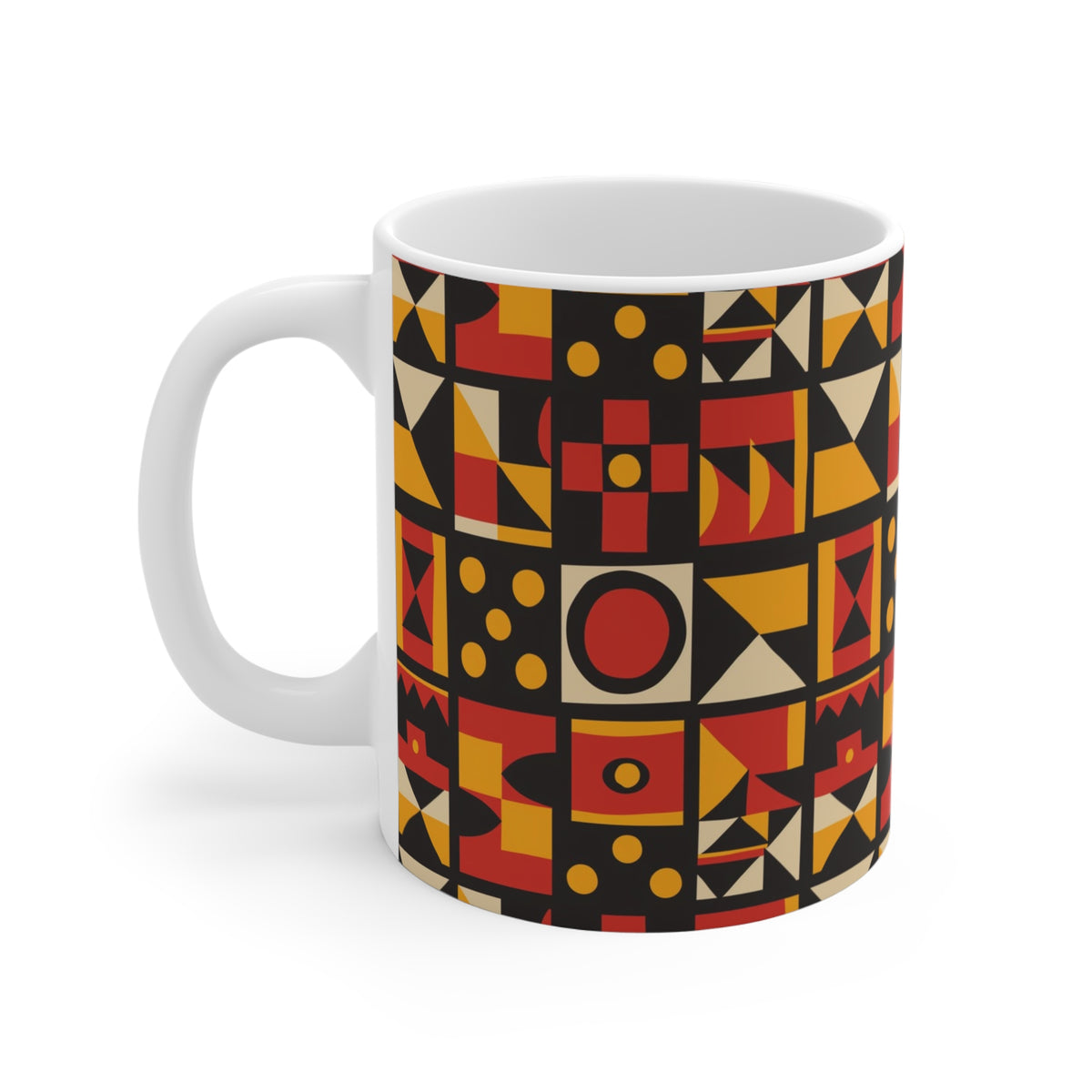 All-Over African Pattern Coffee Mug 598