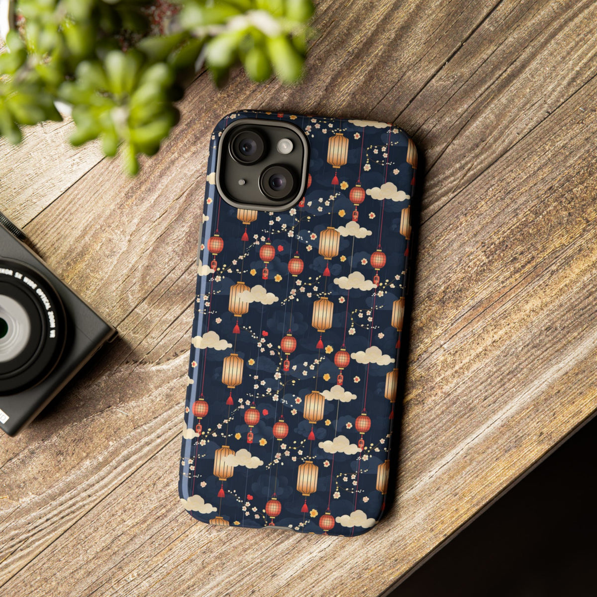 Japanese Pattern Phone Case – Elegant & Timeless Design for Your Phone 470