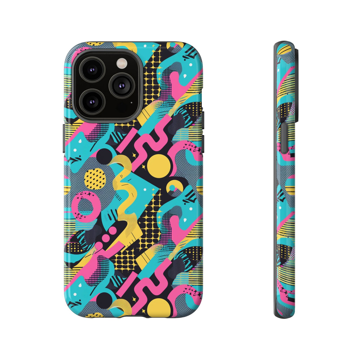 Retro 80s Seamless Phone Case – Vintage Style Meets Modern Protection 138