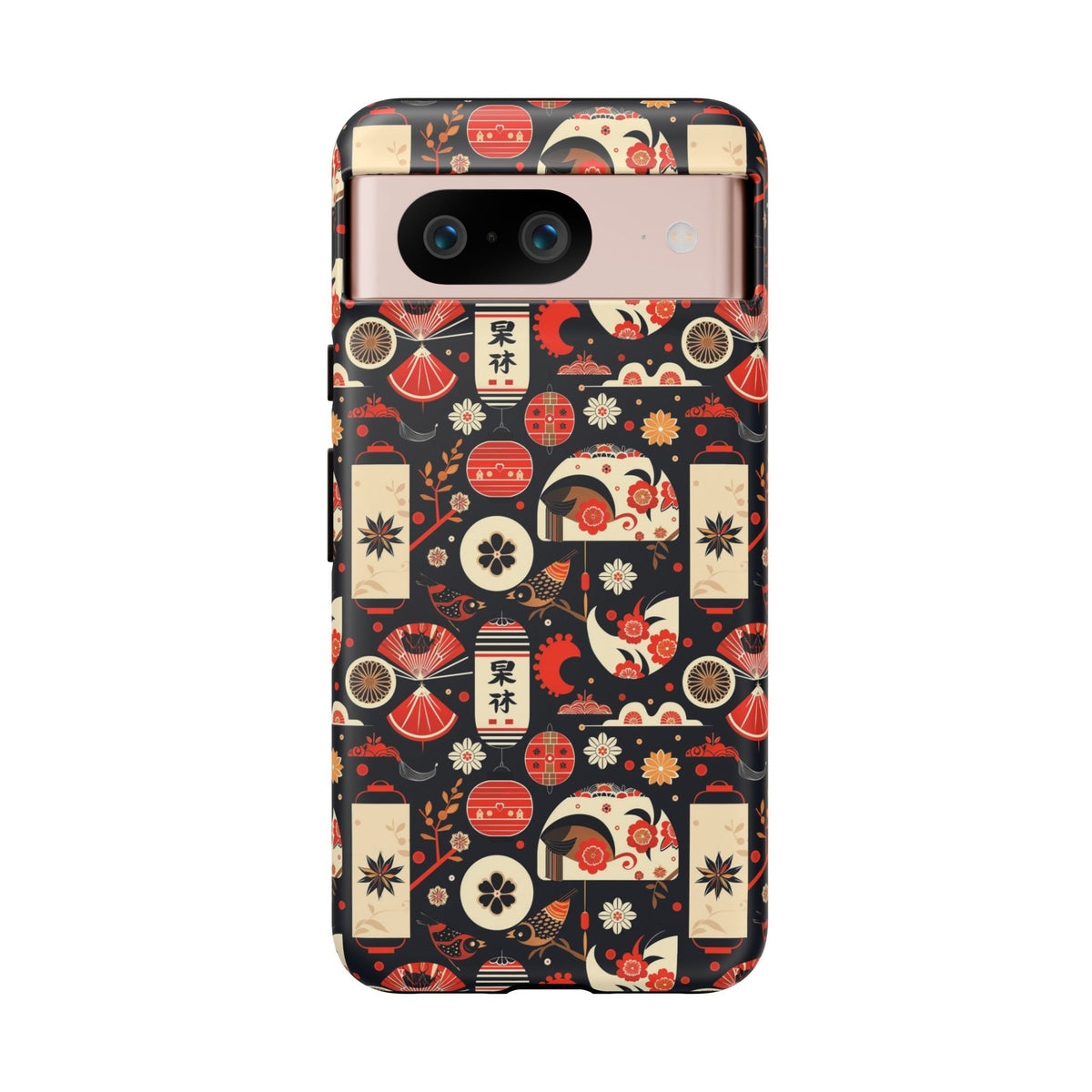 Japanese Pattern Phone Case – Elegant & Timeless Design for Your Phone 069