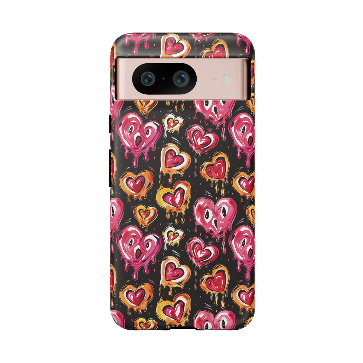 Heart Pattern Phone Case – Stylish & Loving Design for Your Device 361