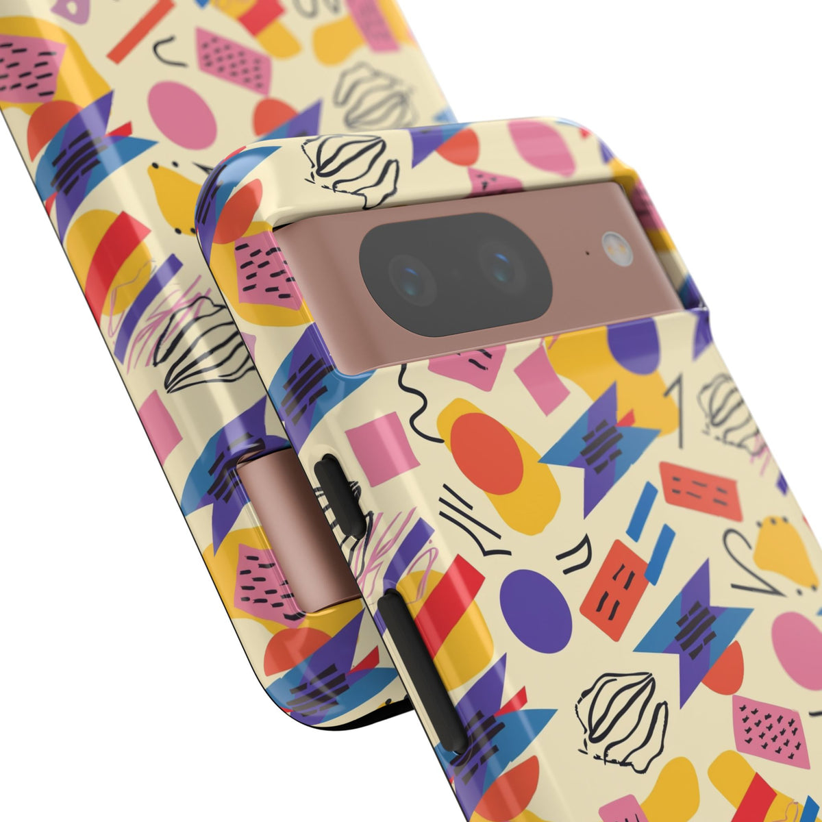 90s Themed Seamless Pattern Phone Case – Embrace Retro Style and Protection 270