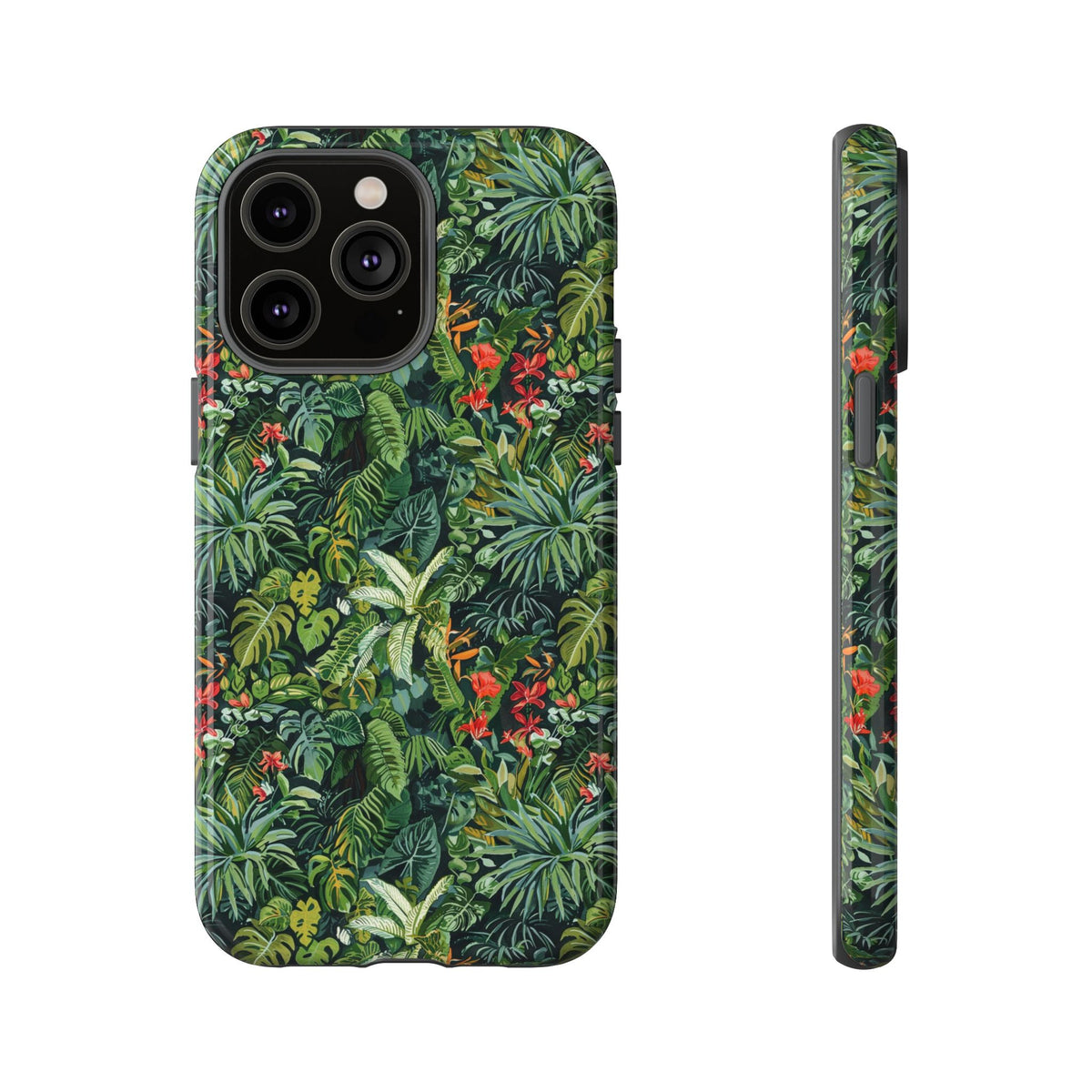 Jungle Pattern Phone Case – Exotic & Lush Design for Your Phone 323