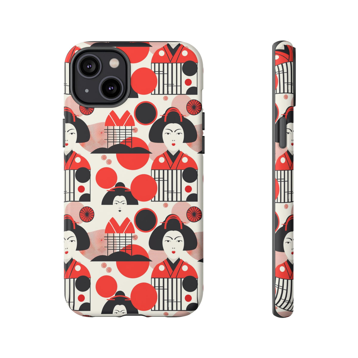 Japanese Pattern Phone Case – Elegant & Timeless Design for Your Phone 018