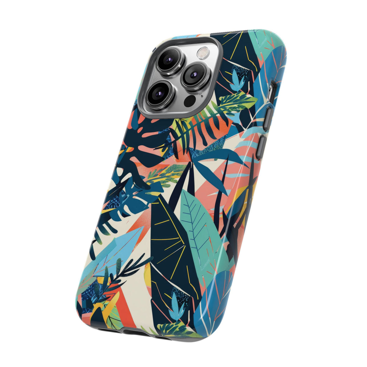 Jungle Collage Phone Case – Vibrant & Durable