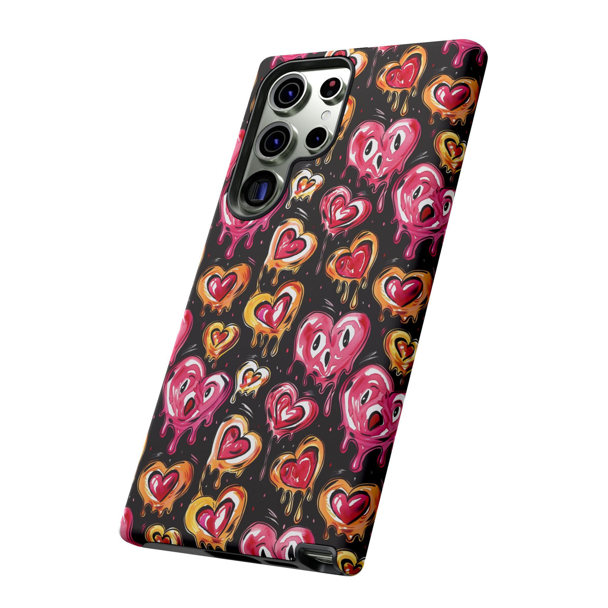 Heart Pattern Phone Case – Stylish & Loving Design for Your Device 361