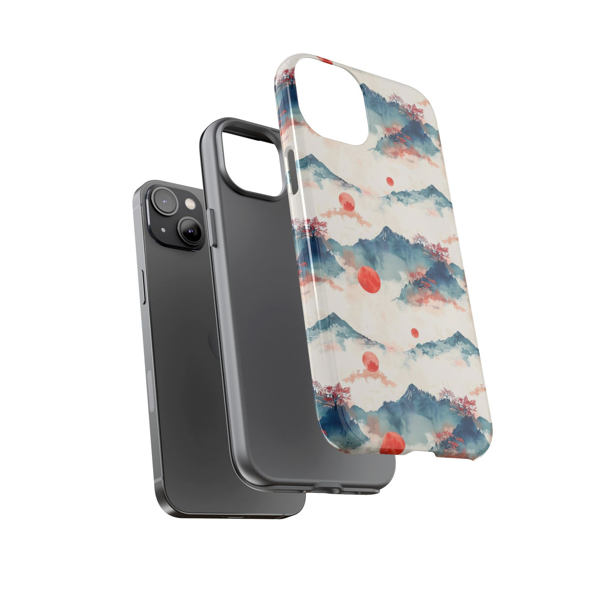 Japanese Pattern Phone Case – Elegant & Timeless Design for Your Phone 477