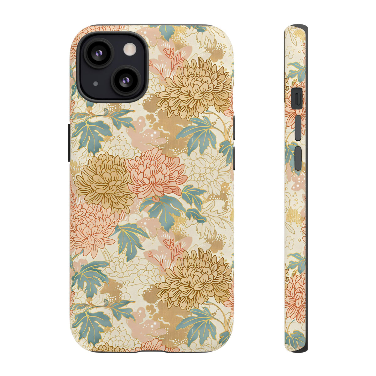 Japanese Blossom Asian Floral Design Phone Case – Elegant Floral Phone Cover