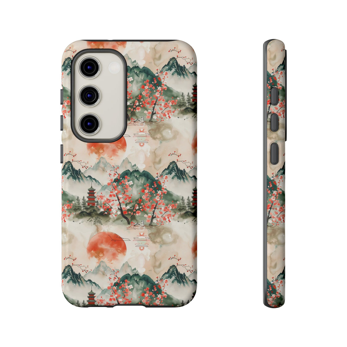 Japanese Pattern Phone Case – Elegant & Timeless Design for Your Phone 057