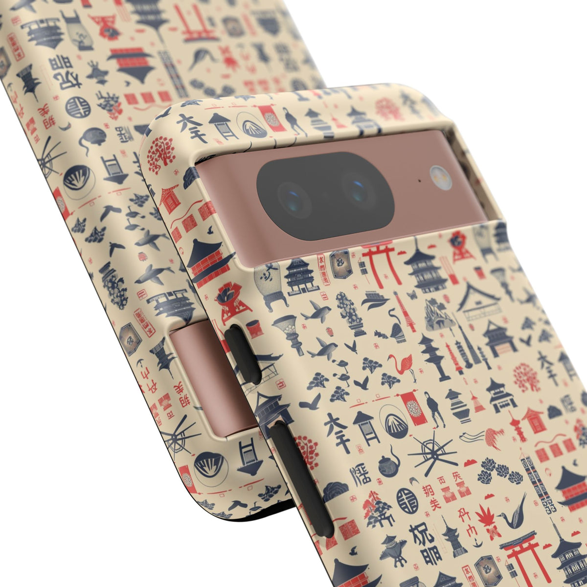 Japanese Pattern Phone Case – Elegant & Timeless Design for Your Phone 086