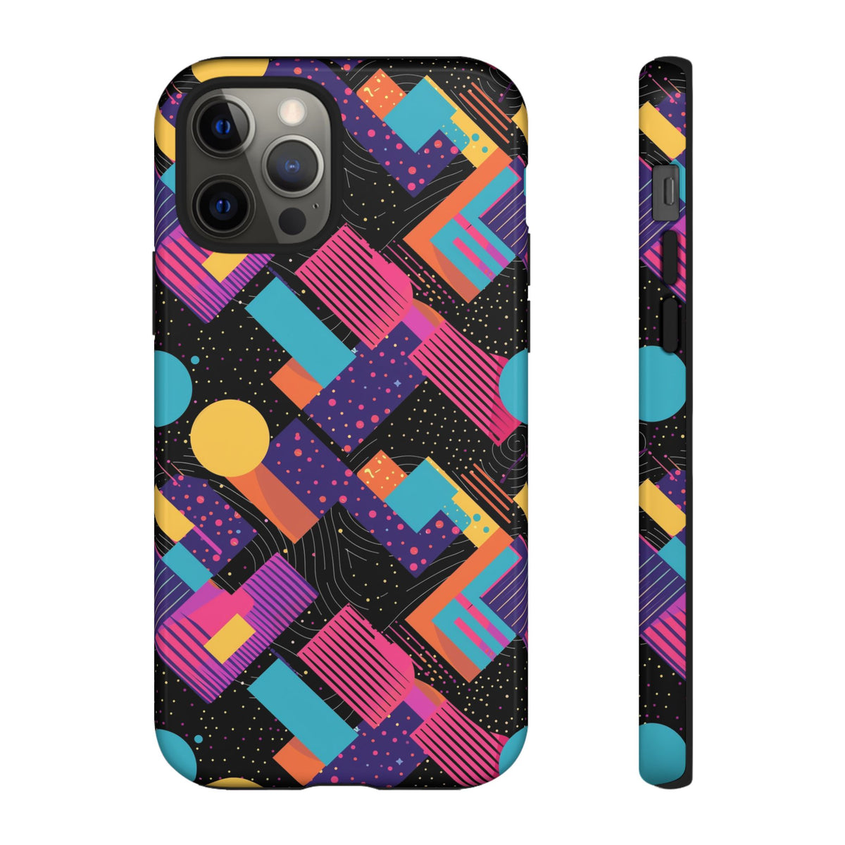 Retro 80s Seamless Phone Case – Vintage Style Meets Modern Protection 088