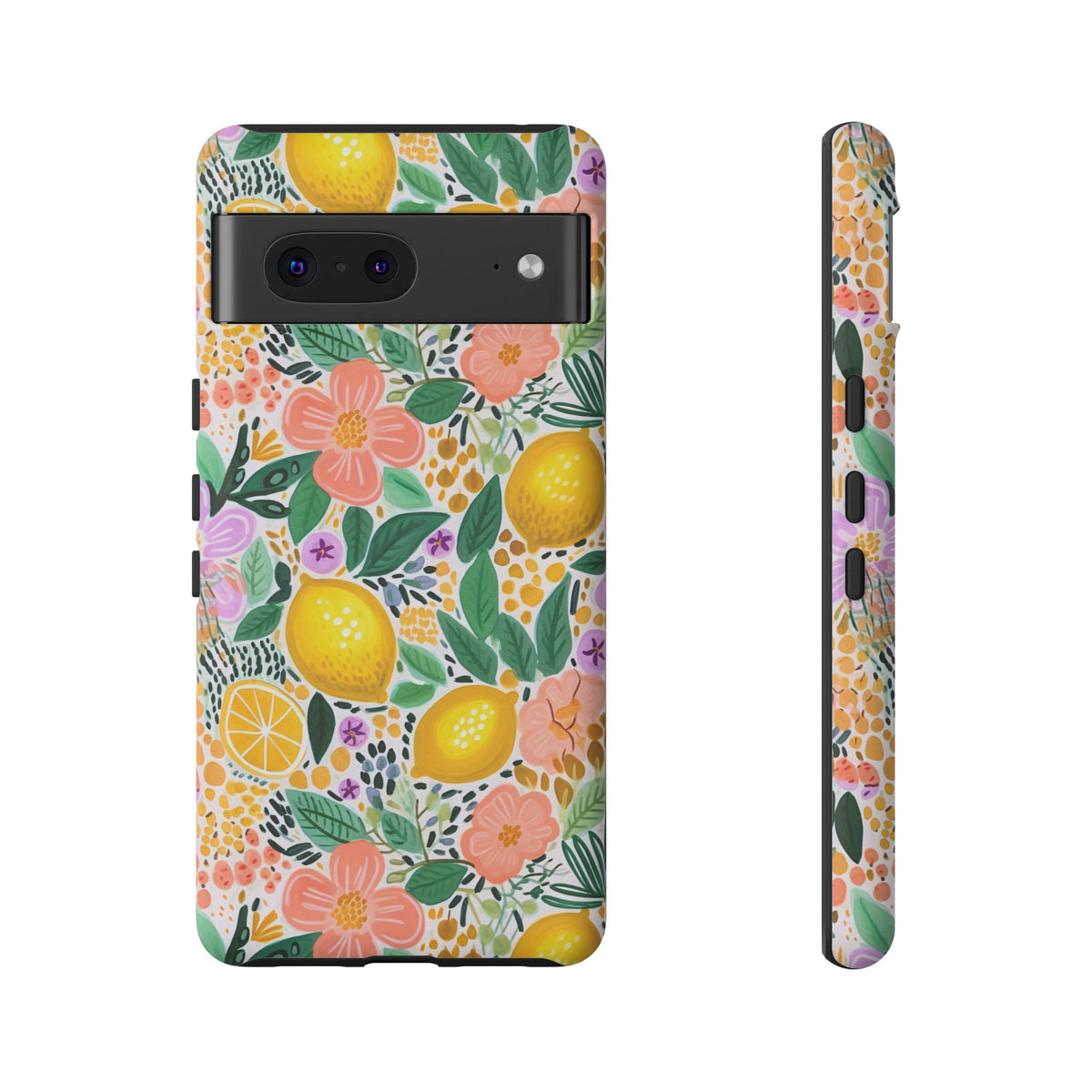 Cute Summer Lemons Phone Case – Refreshing Citrus Design for Your Phone