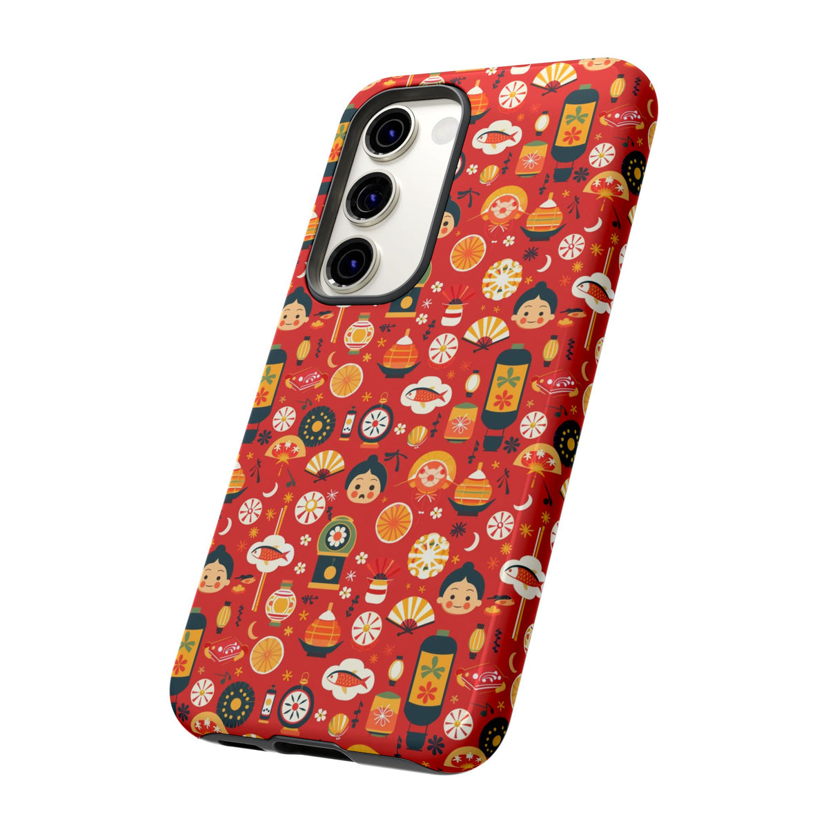 Japanese Pattern Phone Case – Elegant & Timeless Design for Your Phone 087