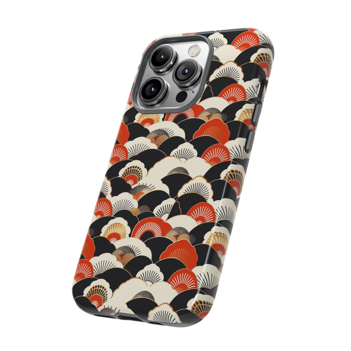 Japanese Pattern Phone Case – Elegant & Timeless Design for Your Phone 080