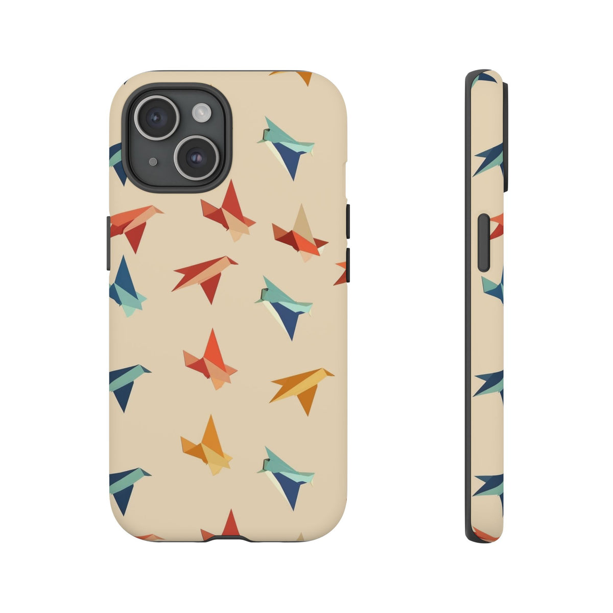 Birds Seamless Pattern Phone Case – Elegant and Timeless Avian Design 4