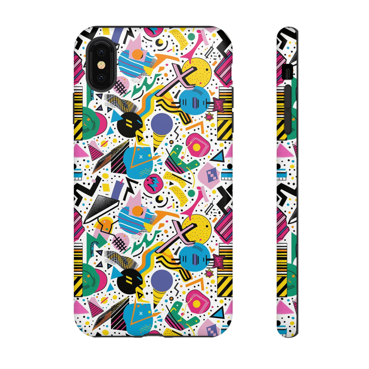 90s Themed Seamless Pattern Phone Case – Embrace Retro Style and Protection 225