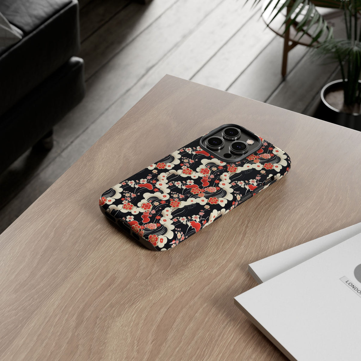 Japanese Pattern Phone Case – Elegant & Timeless Design for Your Phone 478