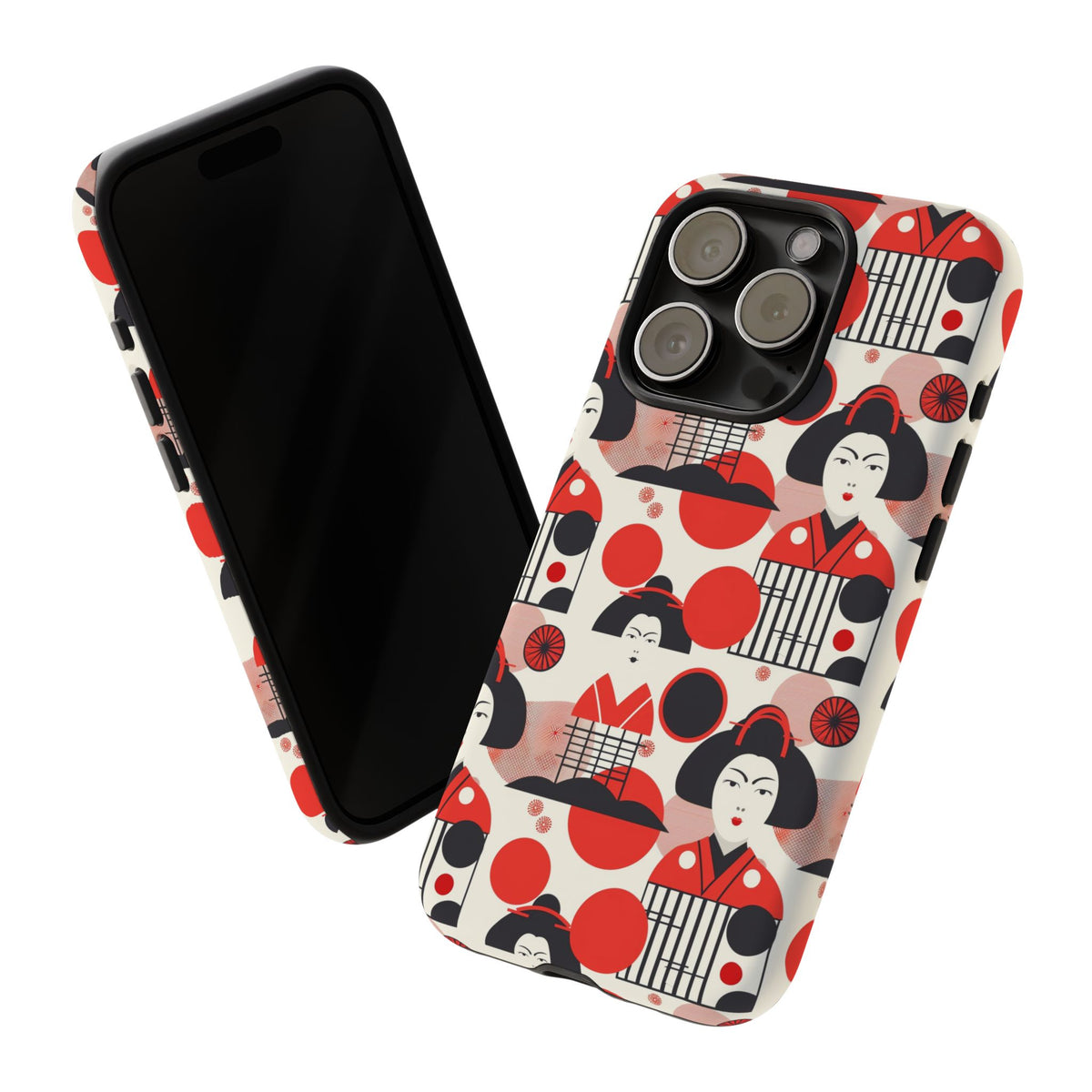 Japanese Pattern Phone Case – Elegant & Timeless Design for Your Phone 018