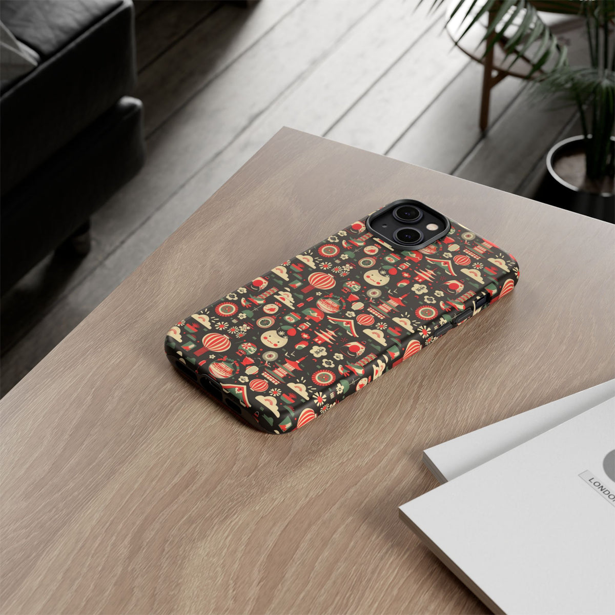 Japanese Pattern Phone Case – Elegant & Timeless Design for Your Phone 032