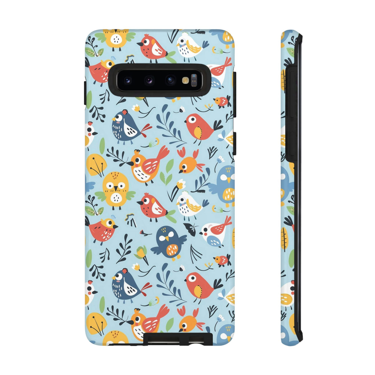 Birds Seamless Pattern Phone Case – Elegant and Timeless Avian Design 7