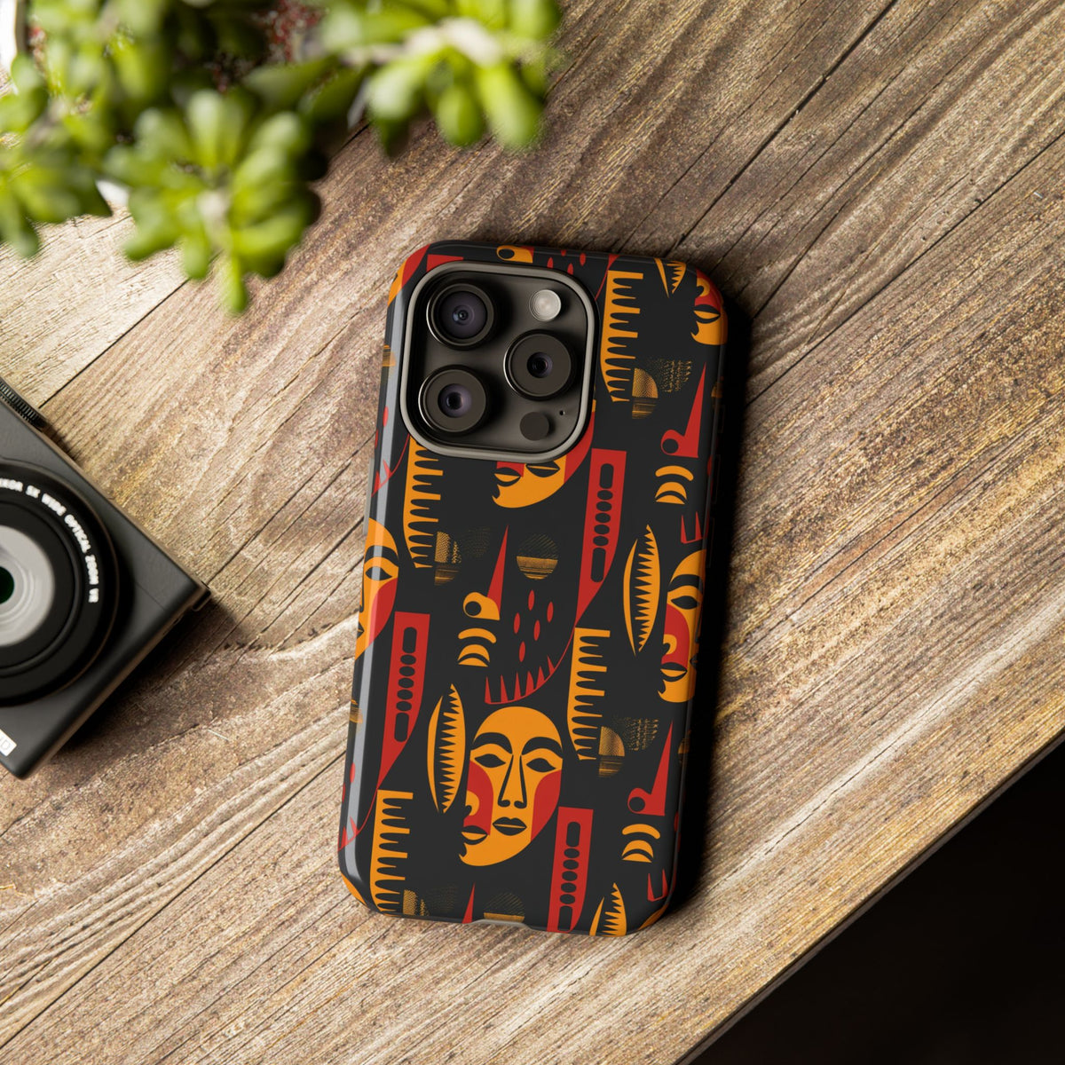 Stylish African Pattern Phone Case – Unique and Vibrant Protection 203