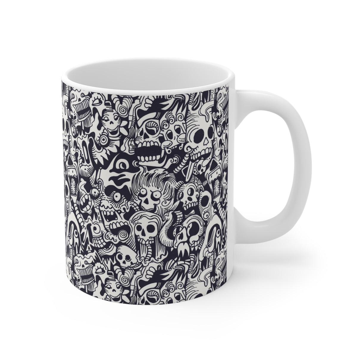Artistic Doodle Coffee Mug - Sip with Imagination 315