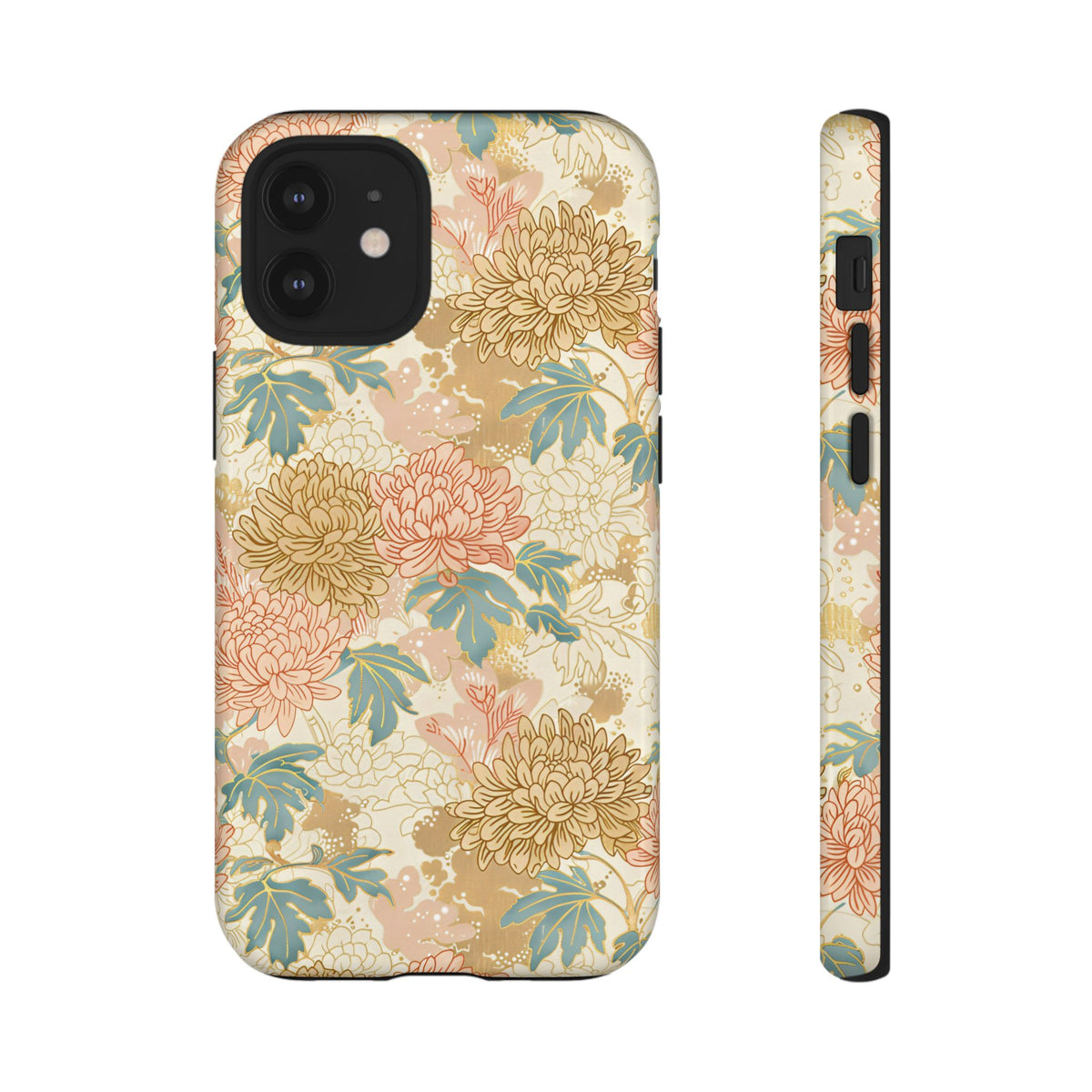 Japanese Blossom Asian Floral Design Phone Case – Elegant Floral Phone Cover