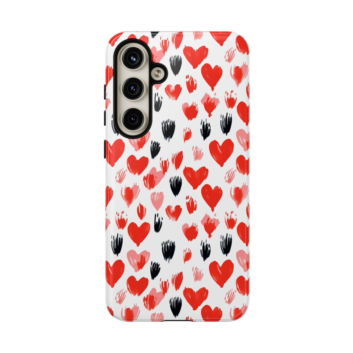 Heart Pattern Phone Case – Stylish & Loving Design for Your Device 366