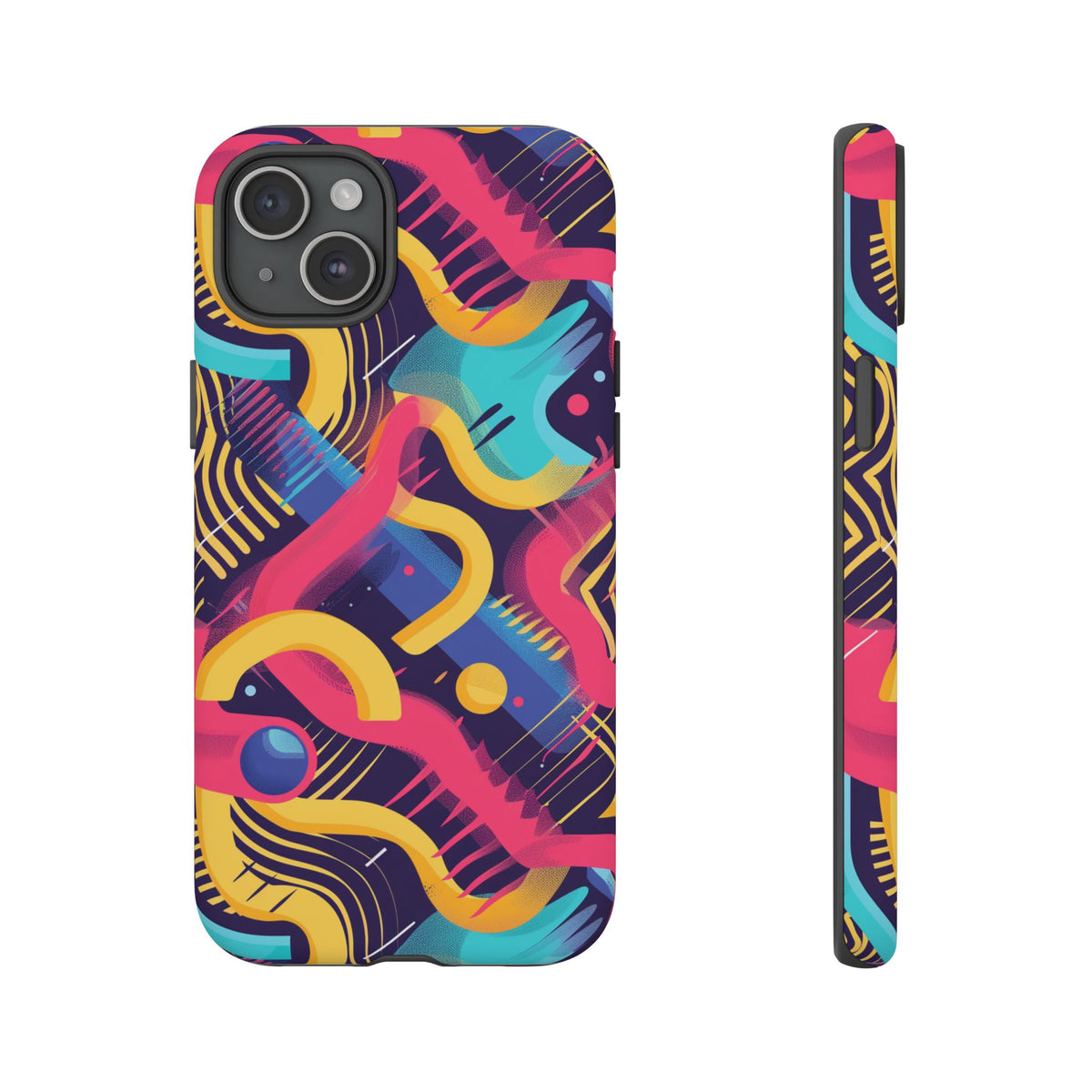 Retro 80s Seamless Phone Case – Vintage Style Meets Modern Protection 2