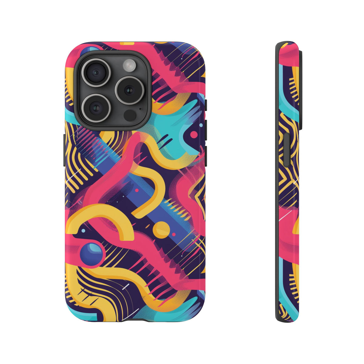 Retro 80s Seamless Phone Case – Vintage Style Meets Modern Protection 2