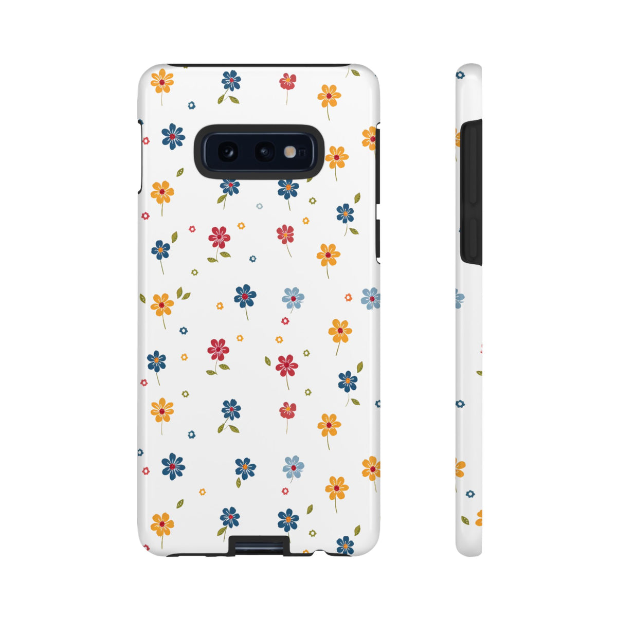 Wild Flowers Garden Stitch Phone Case – Nature-Inspired Floral Design