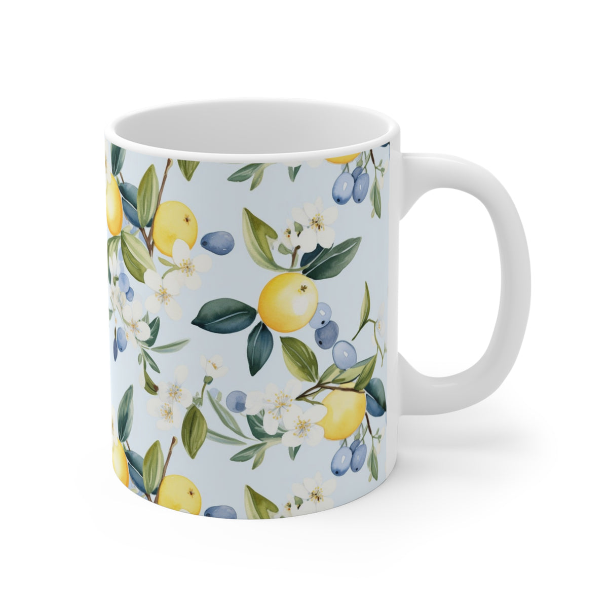 Various Watercolor Design All Over Coffee Mug – Unique Artistic Ceramic Coffee Cup 861