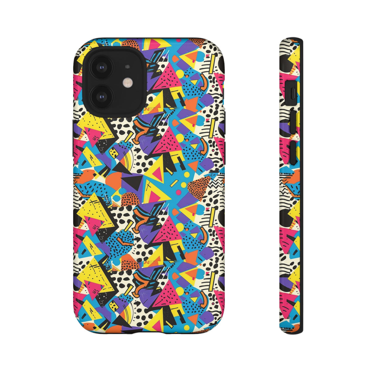 90s Themed Seamless Pattern Phone Case – Embrace Retro Style and Protection 231