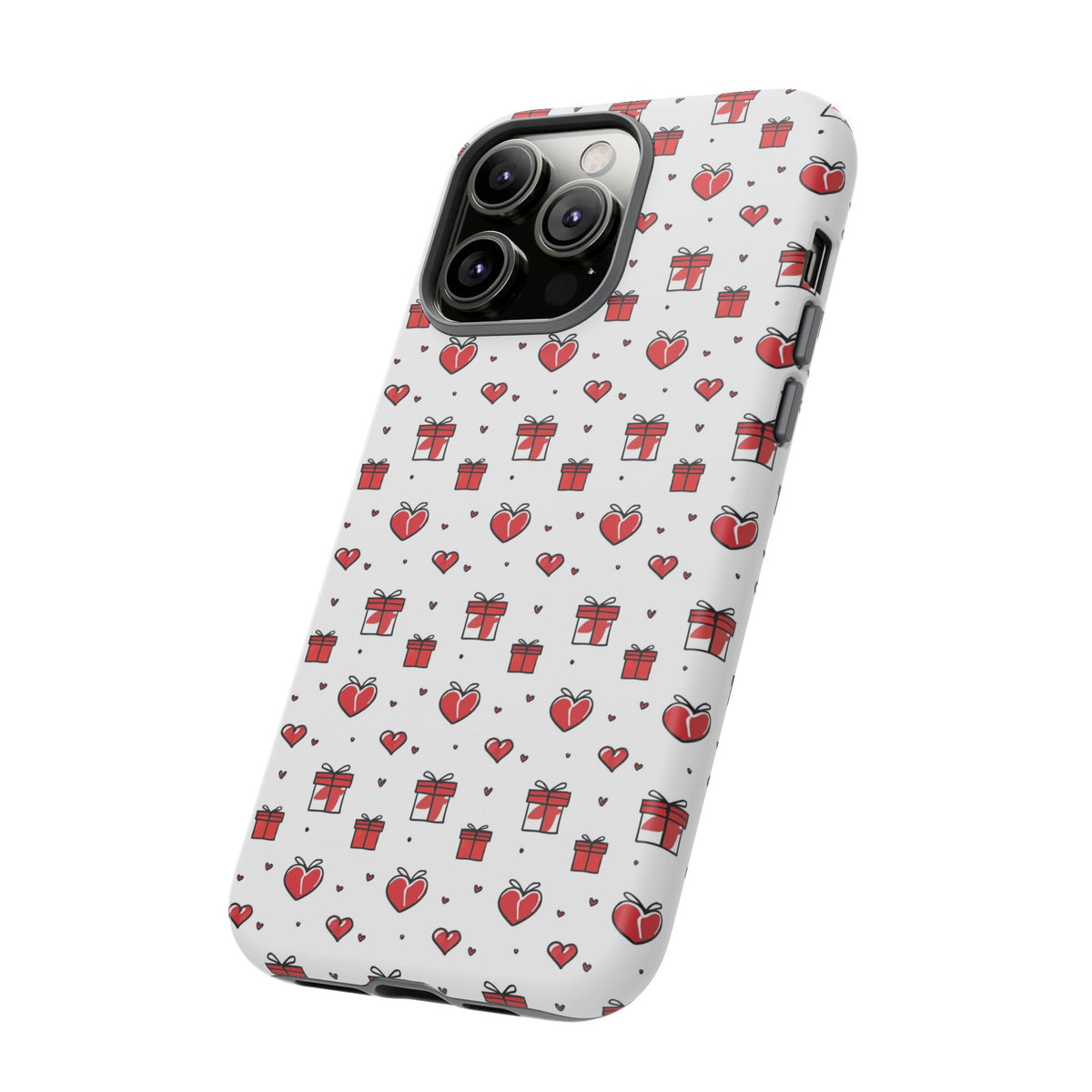 Heart Pattern Phone Case – Stylish & Loving Design for Your Device 234