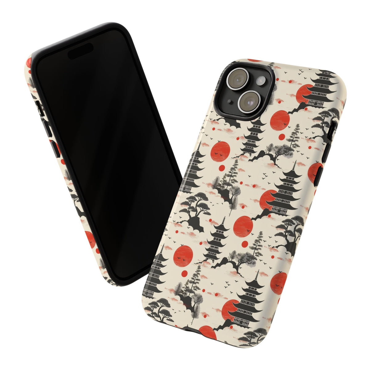 Japanese Pattern Phone Case – Elegant & Timeless Design for Your Phone 152