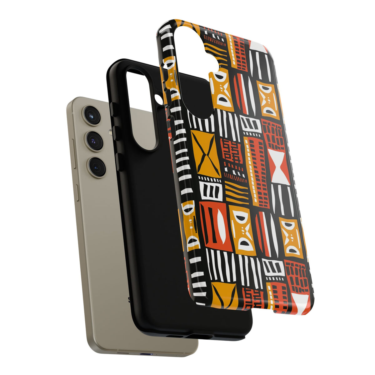 Stylish African Pattern Phone Case – Unique and Vibrant Protection 136