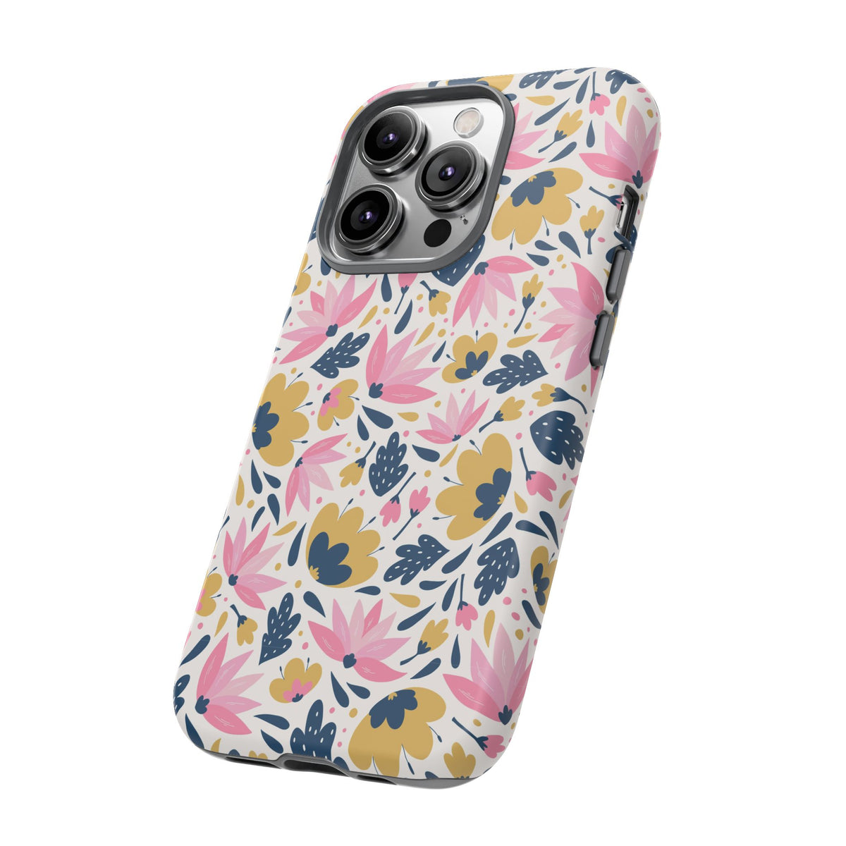 Colorful Little Flower Design Phone Case – Bright and Cheerful Floral Phone Cover 3