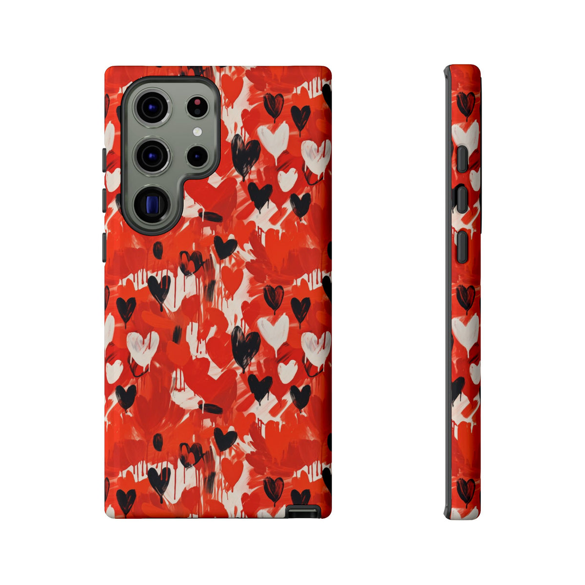 Heart Pattern Phone Case – Stylish & Loving Design for Your Device 355