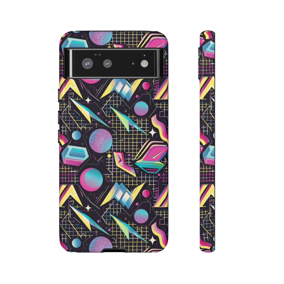 Retro 80s Seamless Phone Case – Vintage Style Meets Modern Protection 086