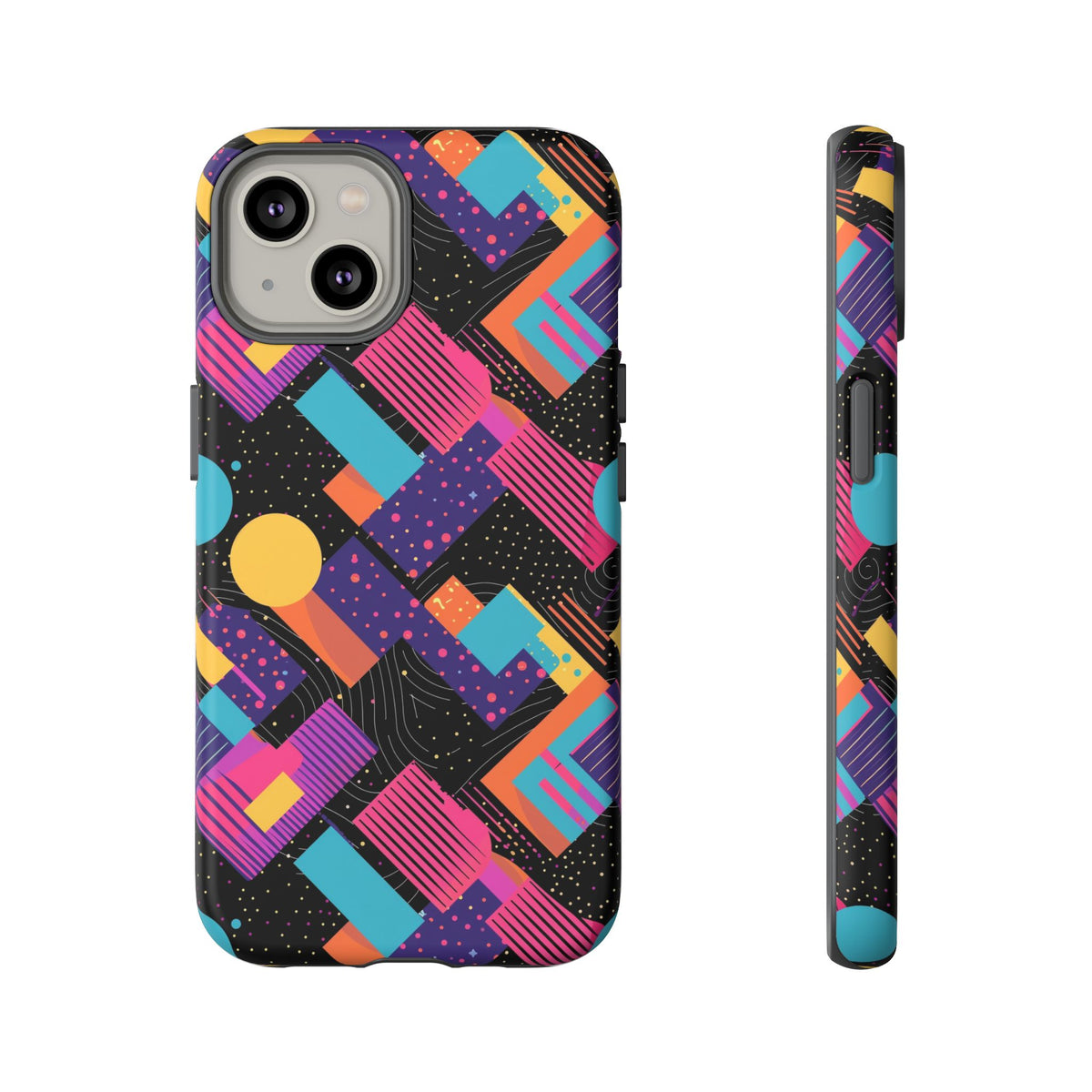 Retro 80s Seamless Phone Case – Vintage Style Meets Modern Protection 088