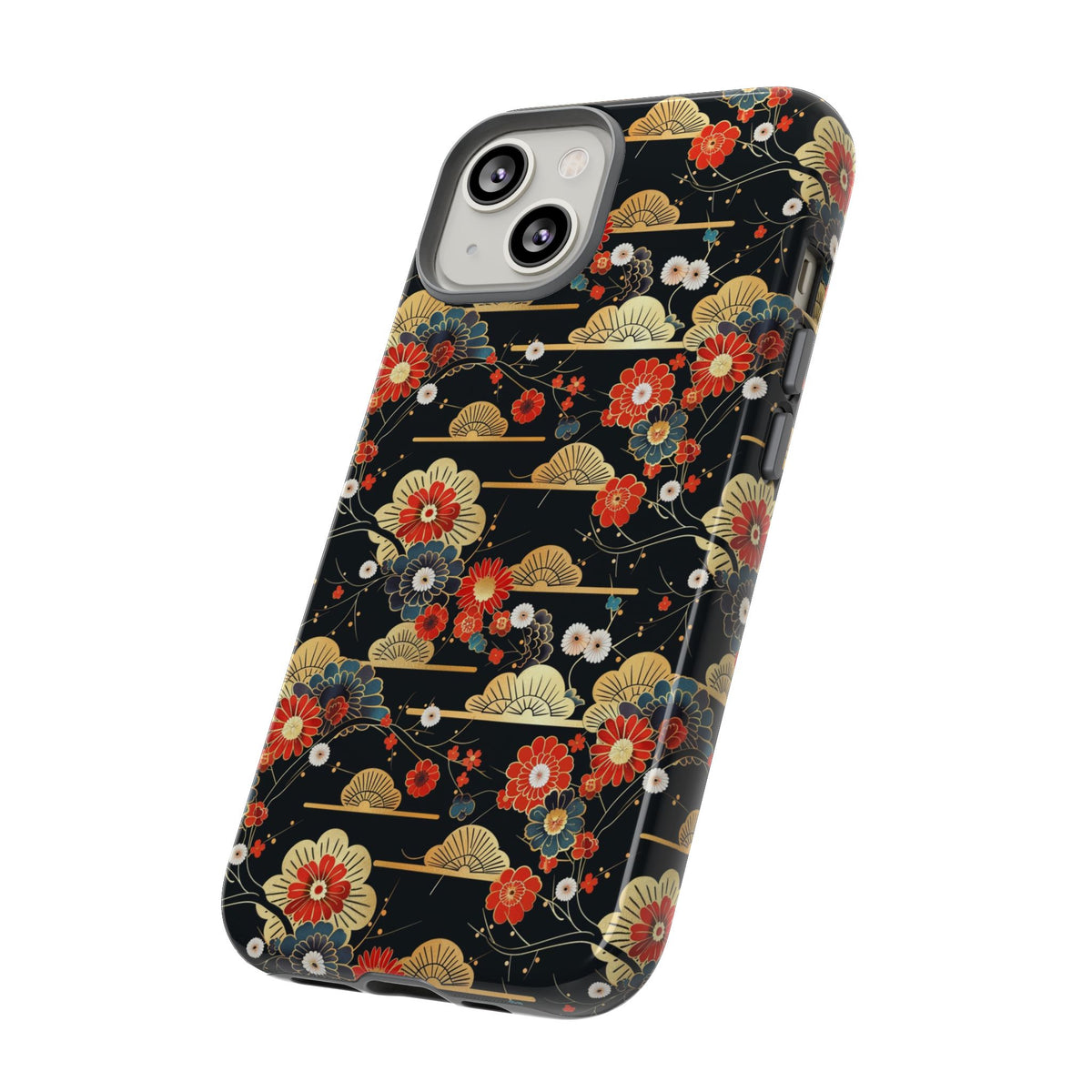 Japanese Pattern Phone Case – Elegant & Timeless Design for Your Phone 063