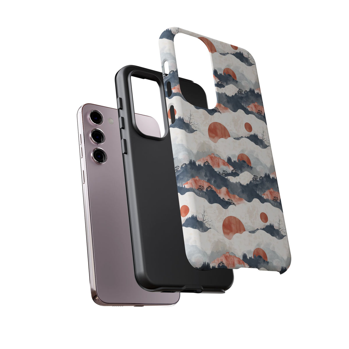 Japanese Pattern Phone Case – Elegant & Timeless Design for Your Phone 139