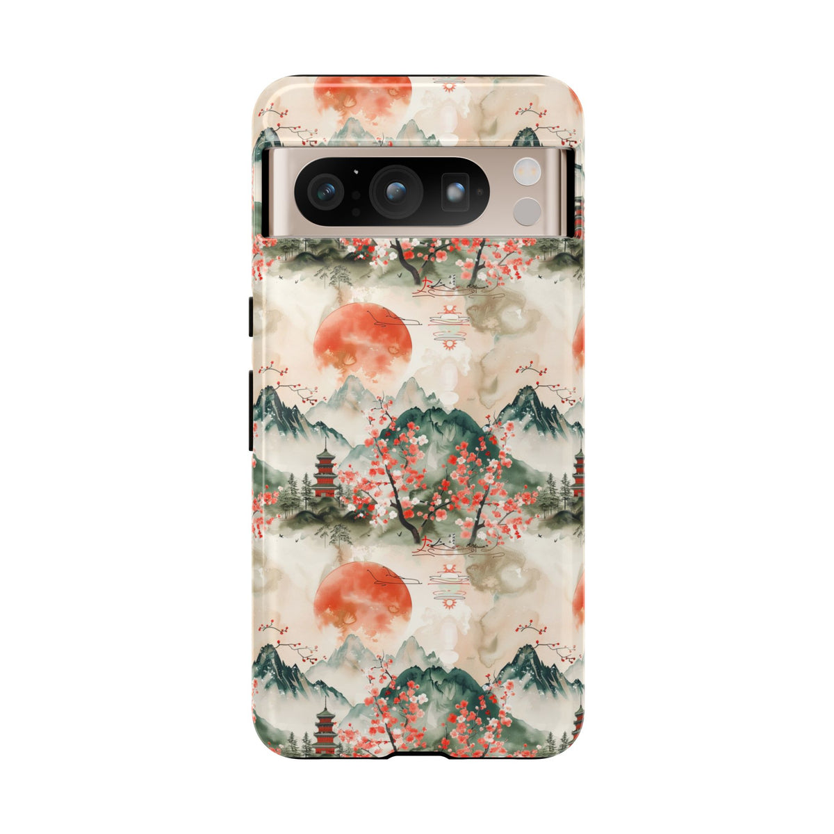 Japanese Pattern Phone Case – Elegant & Timeless Design for Your Phone 057