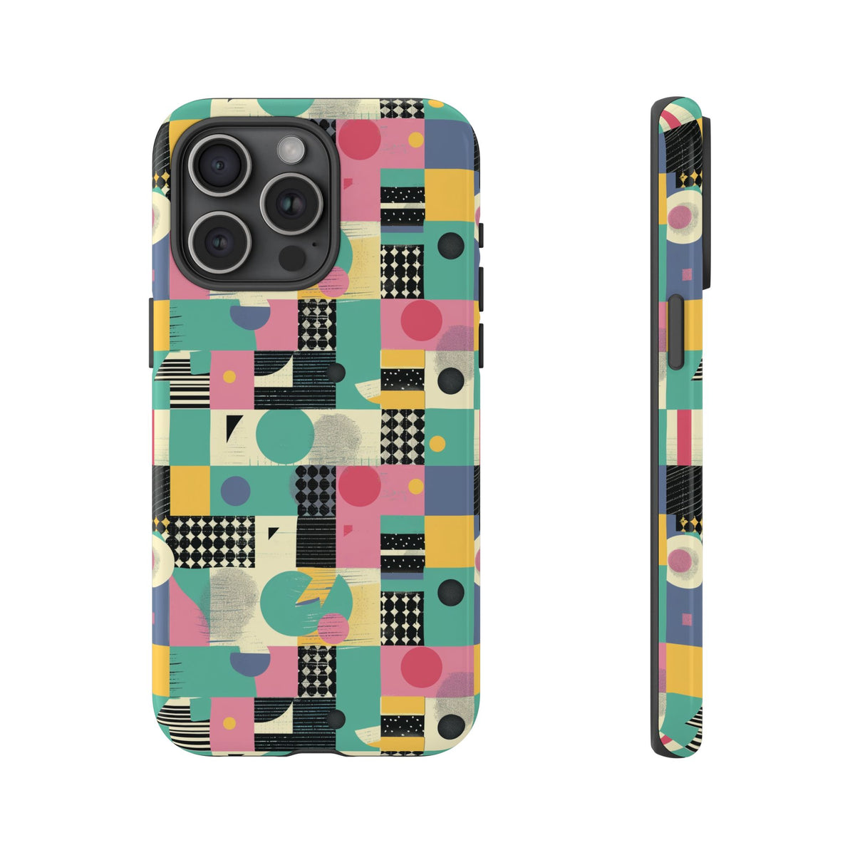 Retro 80s Seamless Phone Case – Vintage Style Meets Modern Protection 289