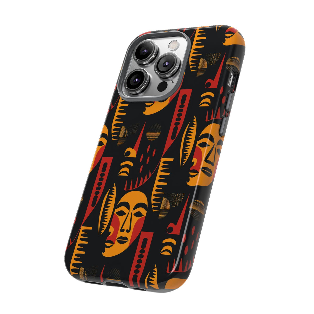 Stylish African Pattern Phone Case – Unique and Vibrant Protection 203