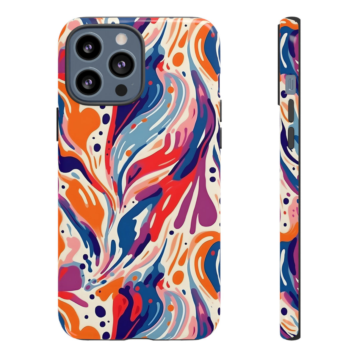 Abstract Painting Design Phone Case – Modern Art-Inspired Phone Cover 6