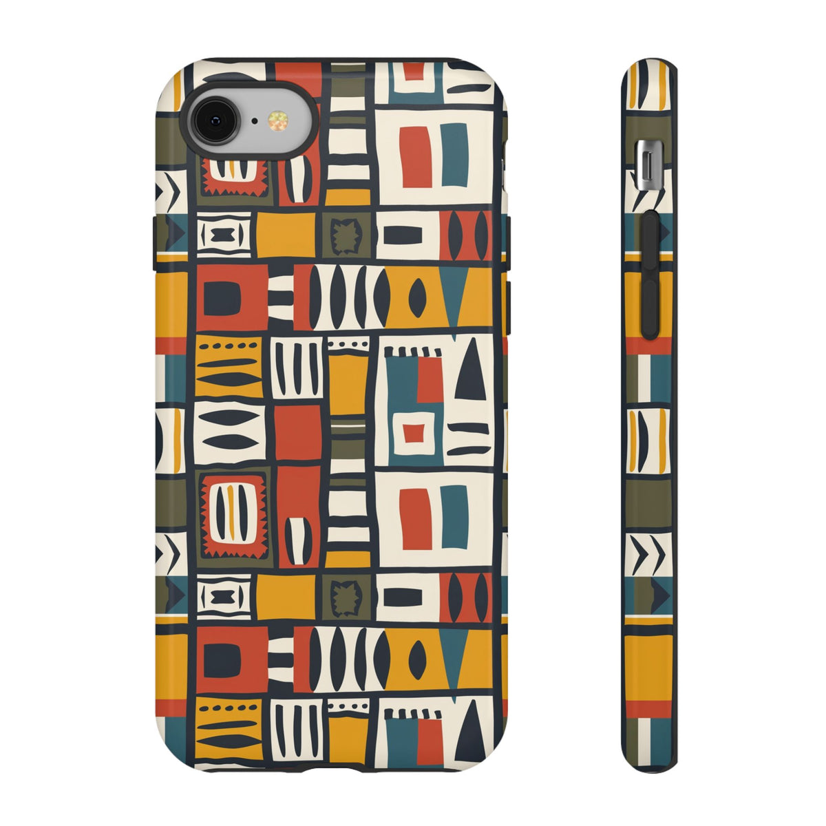 Stylish African Pattern Phone Case – Unique and Vibrant Protection 013