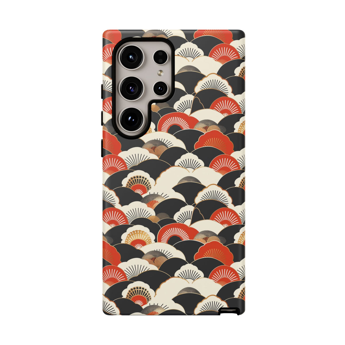 Japanese Pattern Phone Case – Elegant & Timeless Design for Your Phone 080