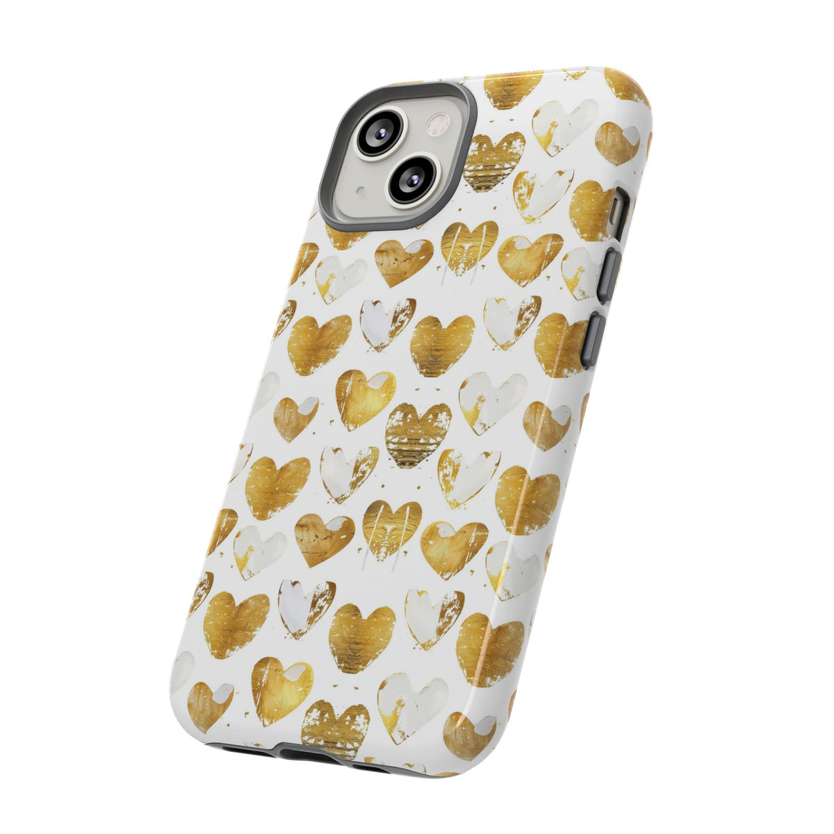 Heart Pattern Phone Case – Stylish & Loving Design for Your Device 369